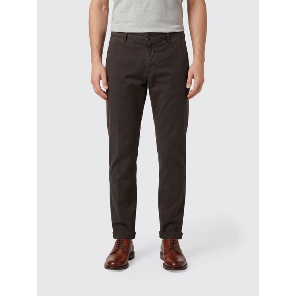 Slim Fit Stretch-Cotton Chino Trousers Incotex With Slash Pockets